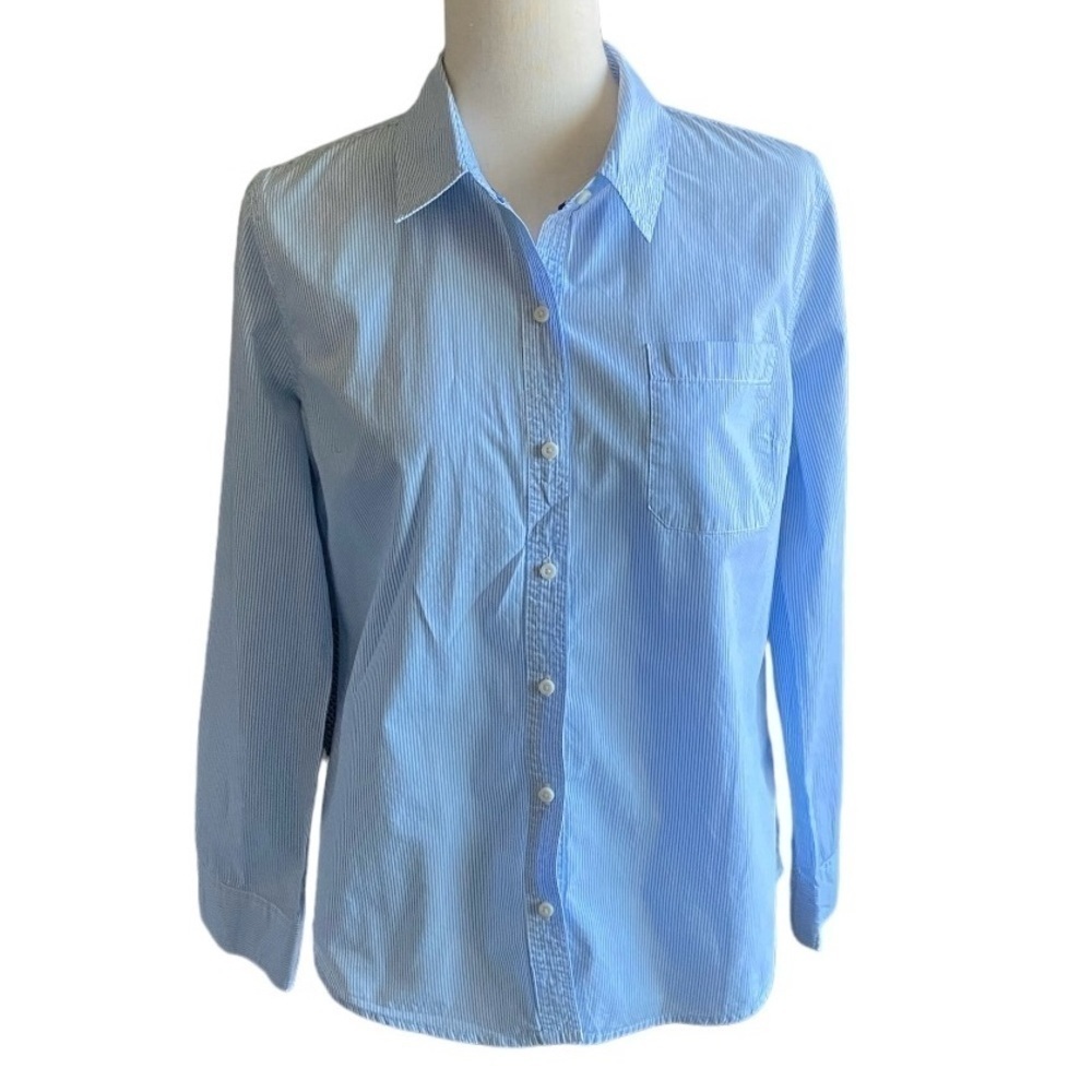 ARIZONA JEAN CO-BUTTON FRONT BLOUSE-SIZE LARGE